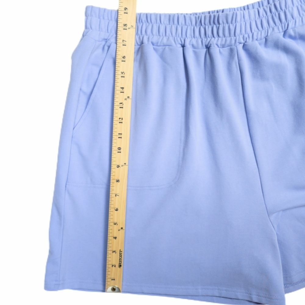 NEW Glyder Oversized Cotton Blend Shorts Lilac 2X - Picture 8 of 13